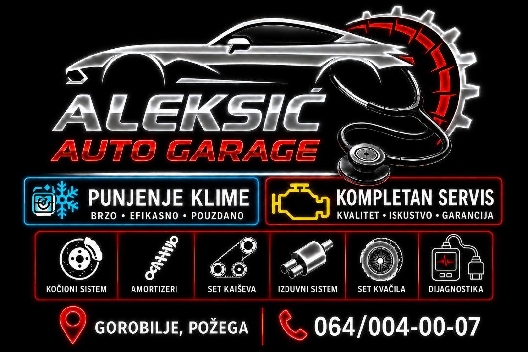 Aleksić Auto Garage reklama